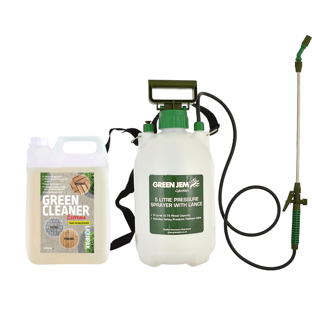 green cleaner & pressure sprayer bundle