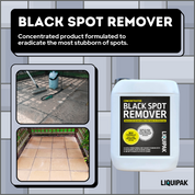 Black Spot Remover 9.9% Concentrate 5L Before and After Images | Liquipak