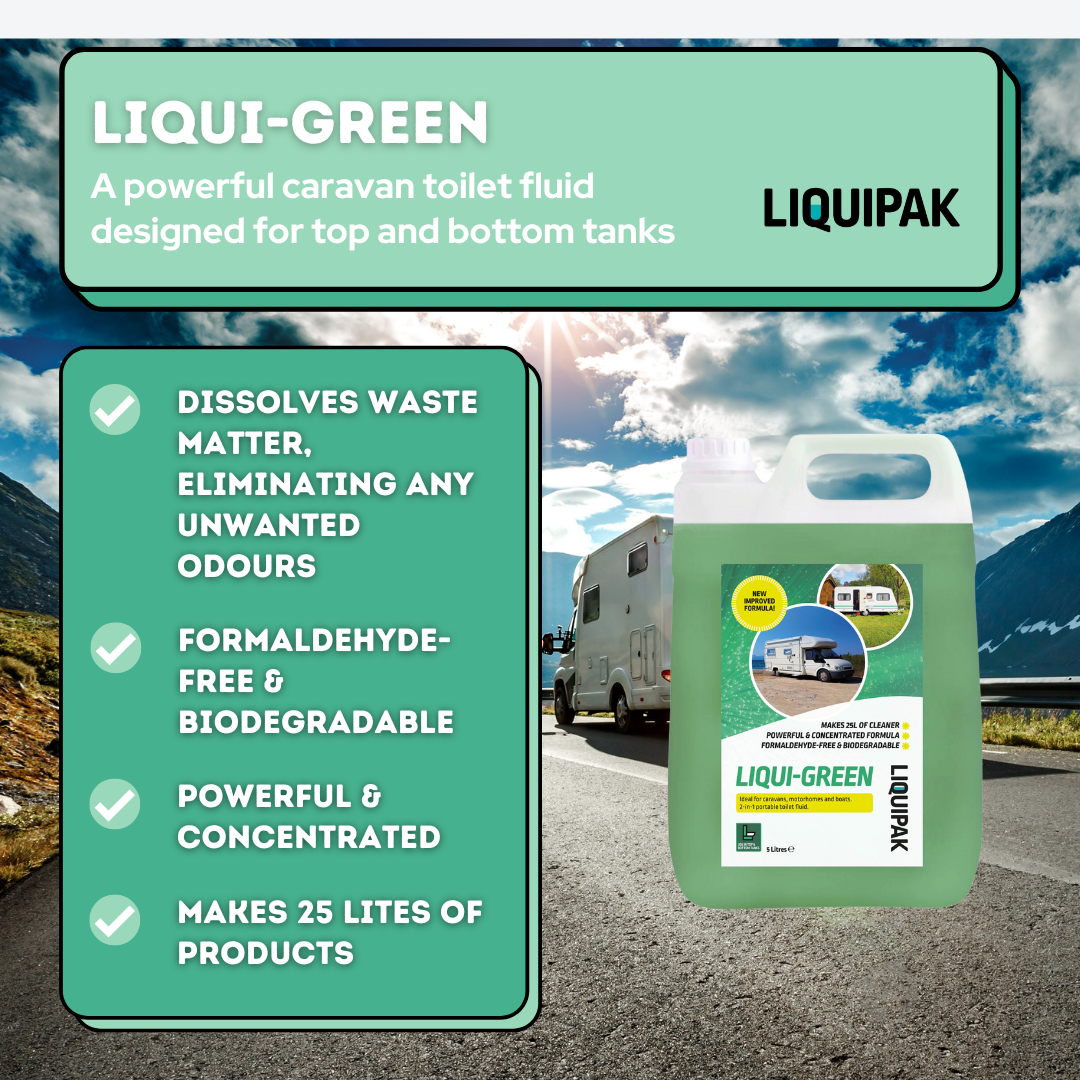 Liquipak - Liqui-Green Caravan Toilet Cleaner Info