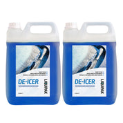 Two containers of Liquipak DE-ICER on a white background | 10L