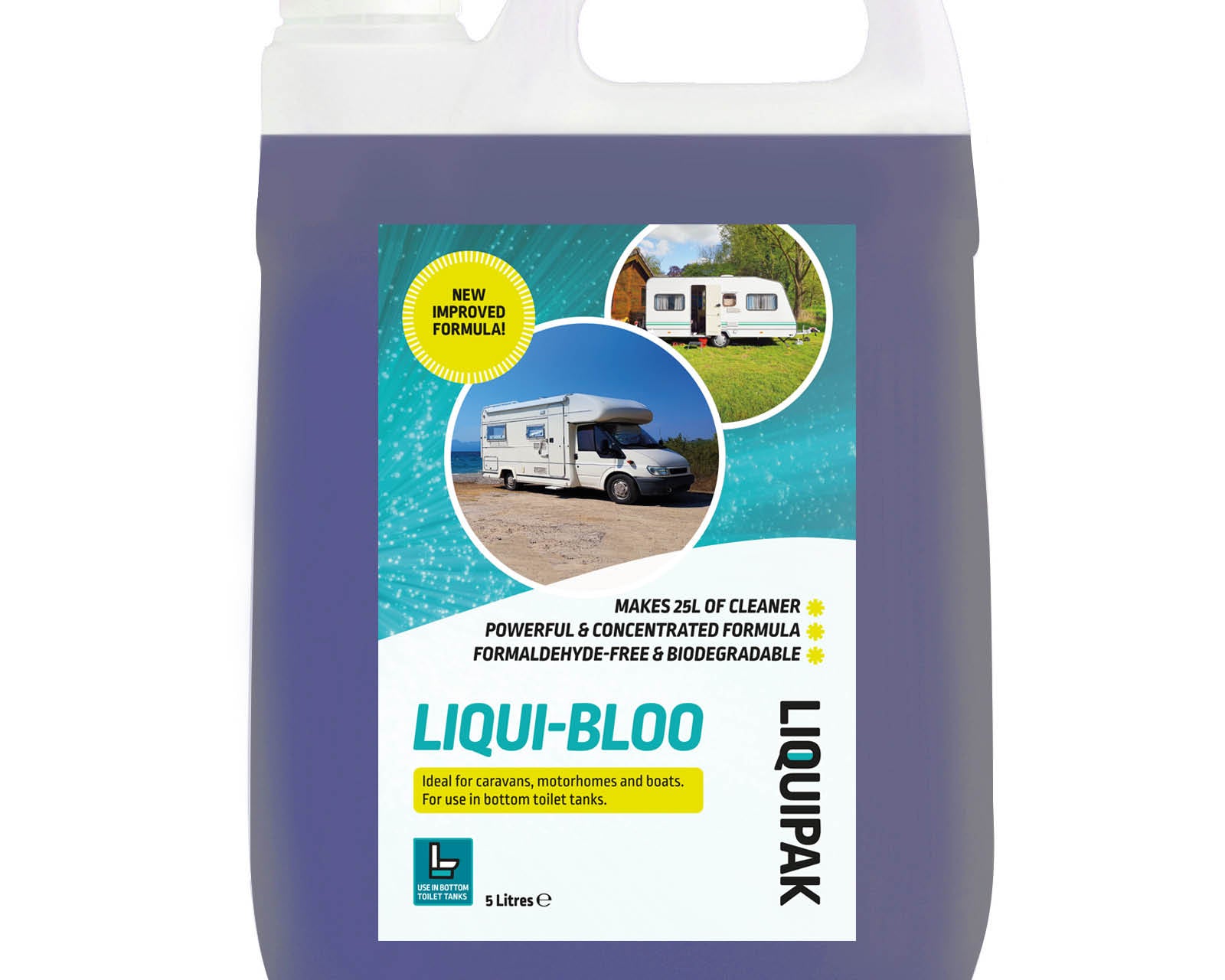 Liquipak - Liqui-Bloo Caravan Toilet Cleaner 5 Litres