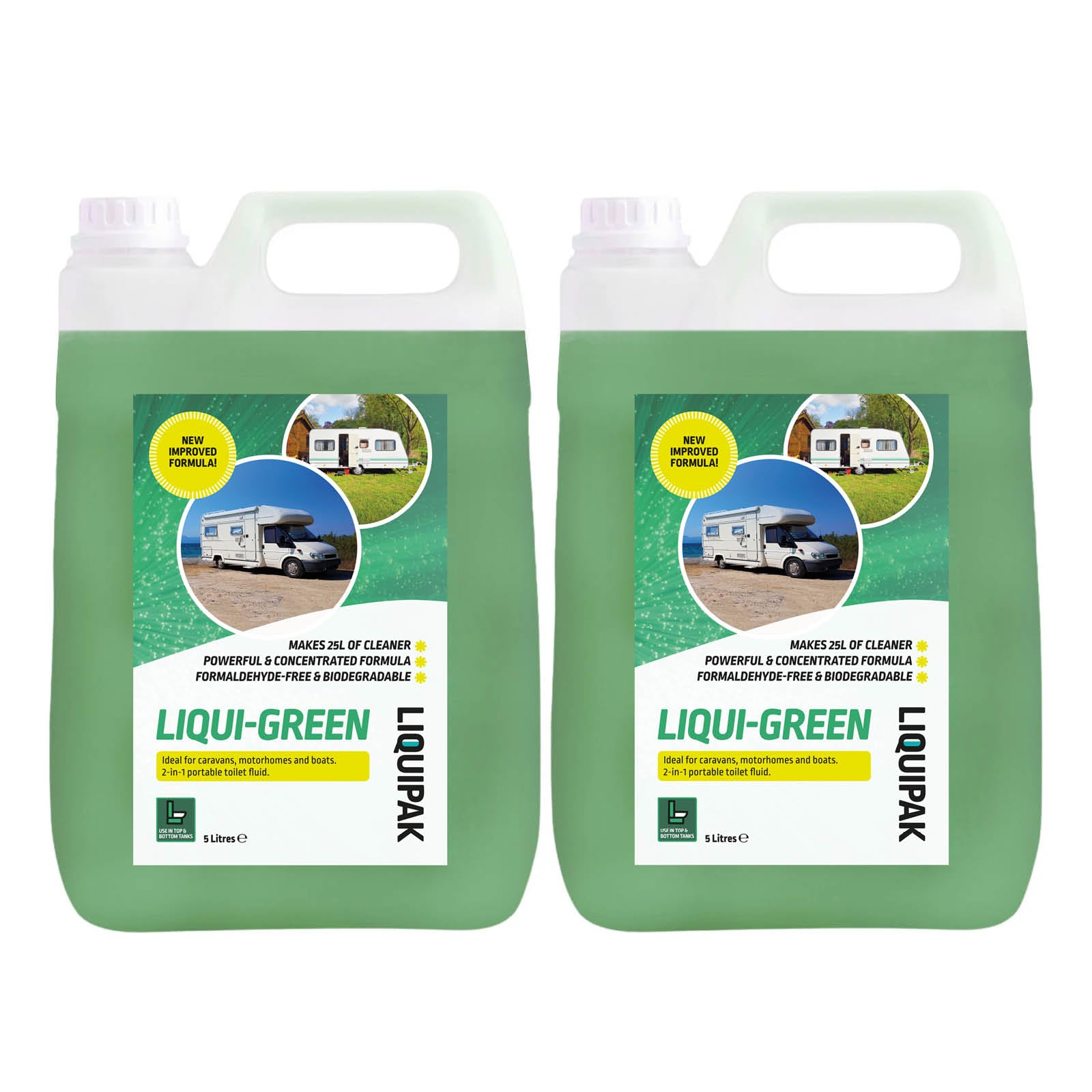 Liquipak - Liqui-Green Caravan Toilet Cleaner 10 Litres
