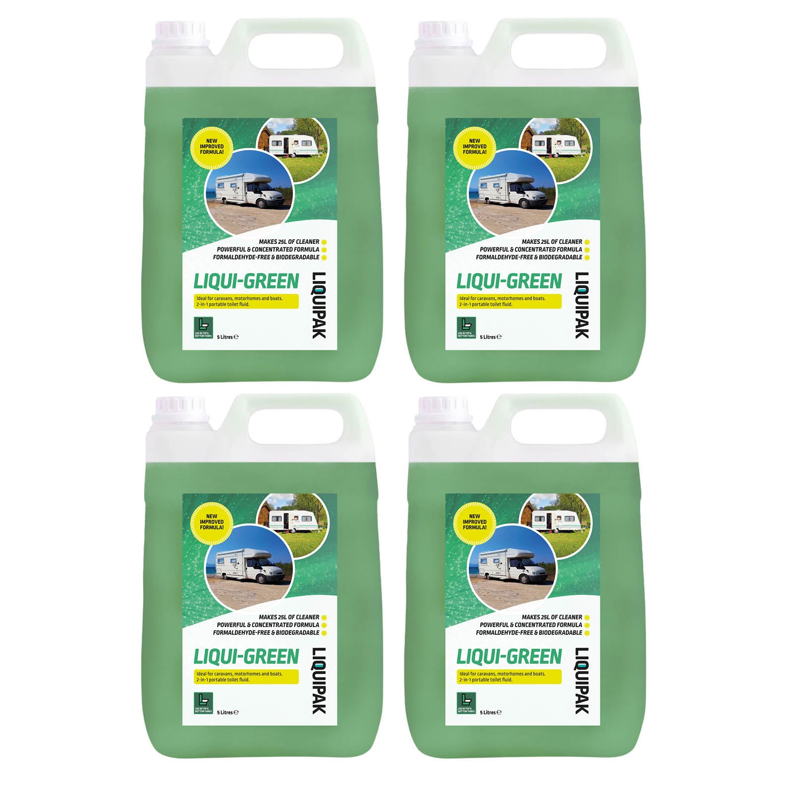Liquipak - Liqui-Green Caravan Toilet Cleaner 20 Litres