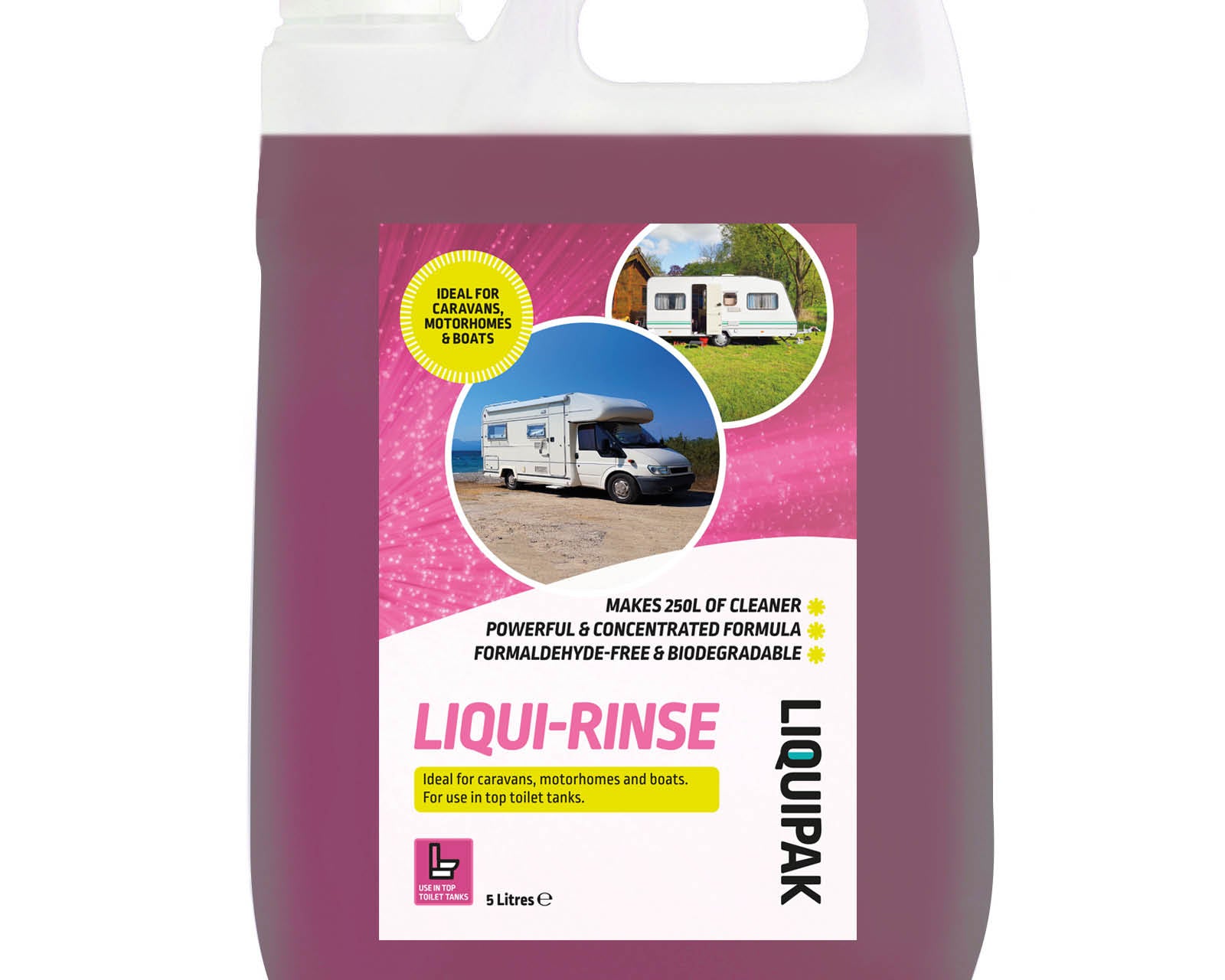 Caravan Toilet Chemicals | Liqui Rinse 5L