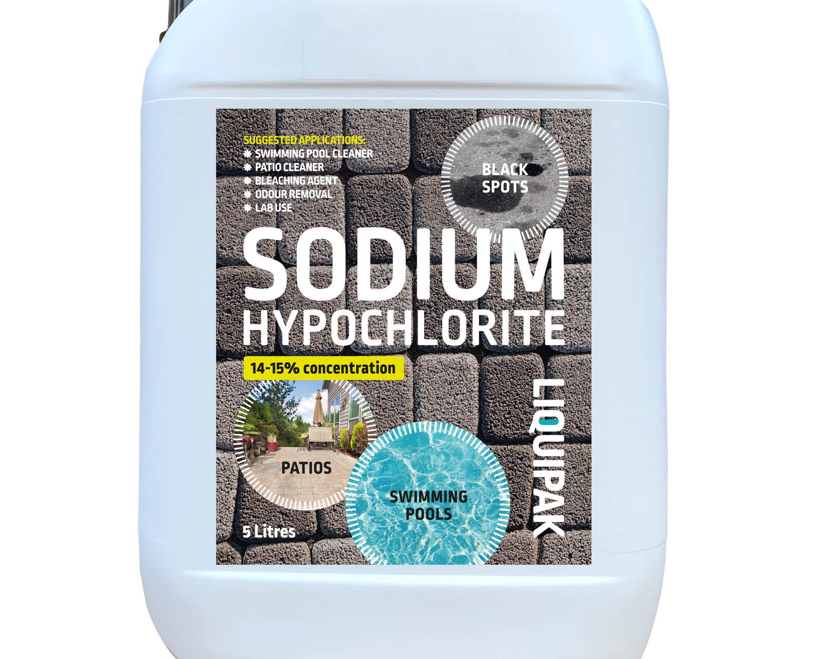 Liquipak - Sodium Hypochlorite 5 Litres