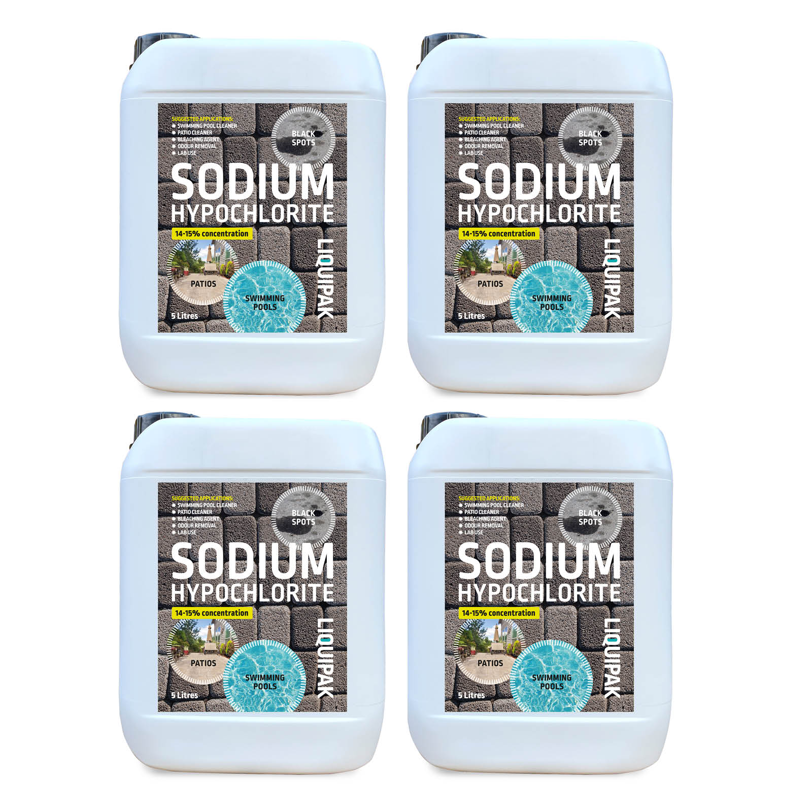 Liquipak - Sodium Hypochlorite 20 Litres