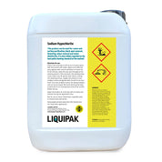 Sodium Hypochlorite 14 - 15% Back Label Information | Liquipak