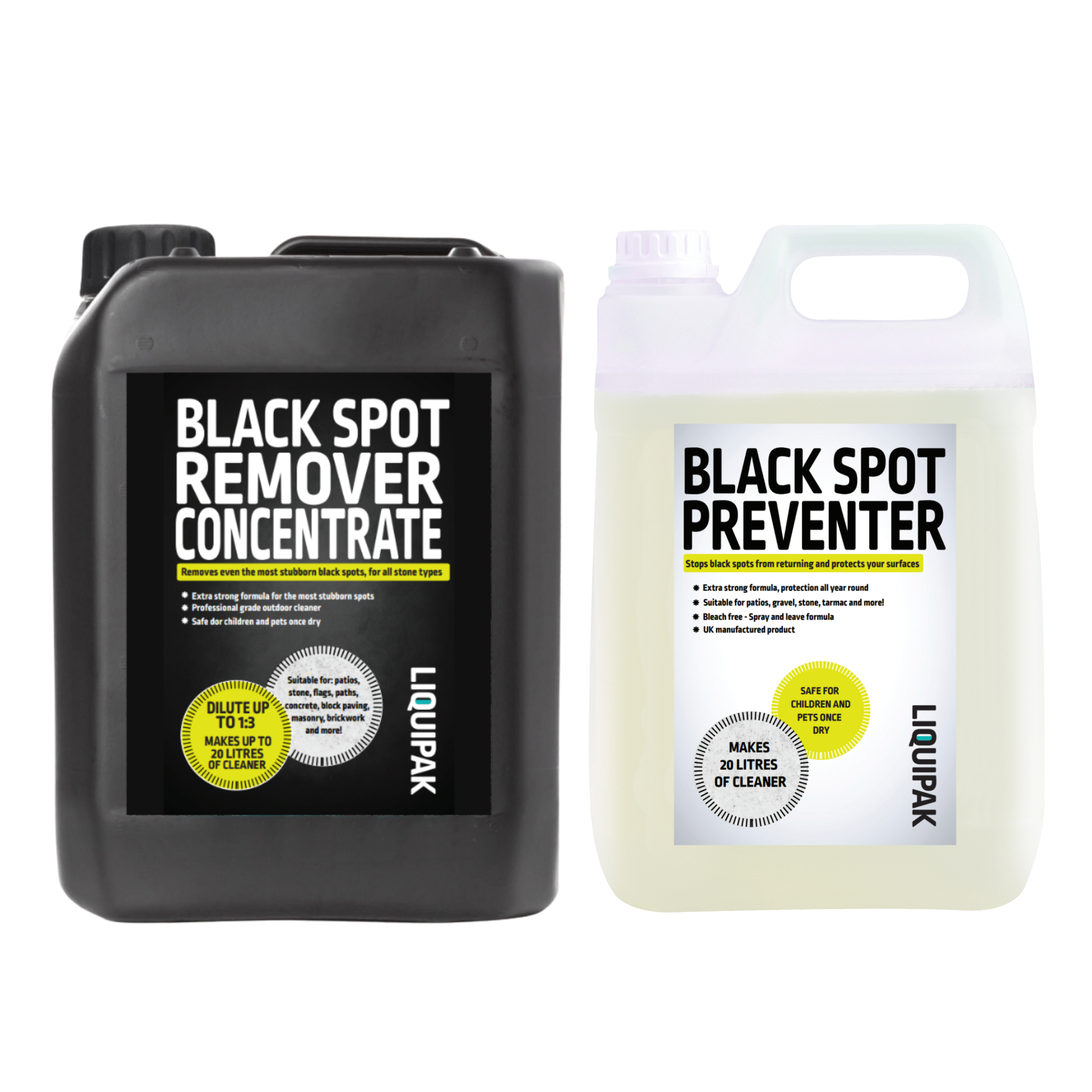 Black Spot Remover 5L + Preventer 5L | Liquipak