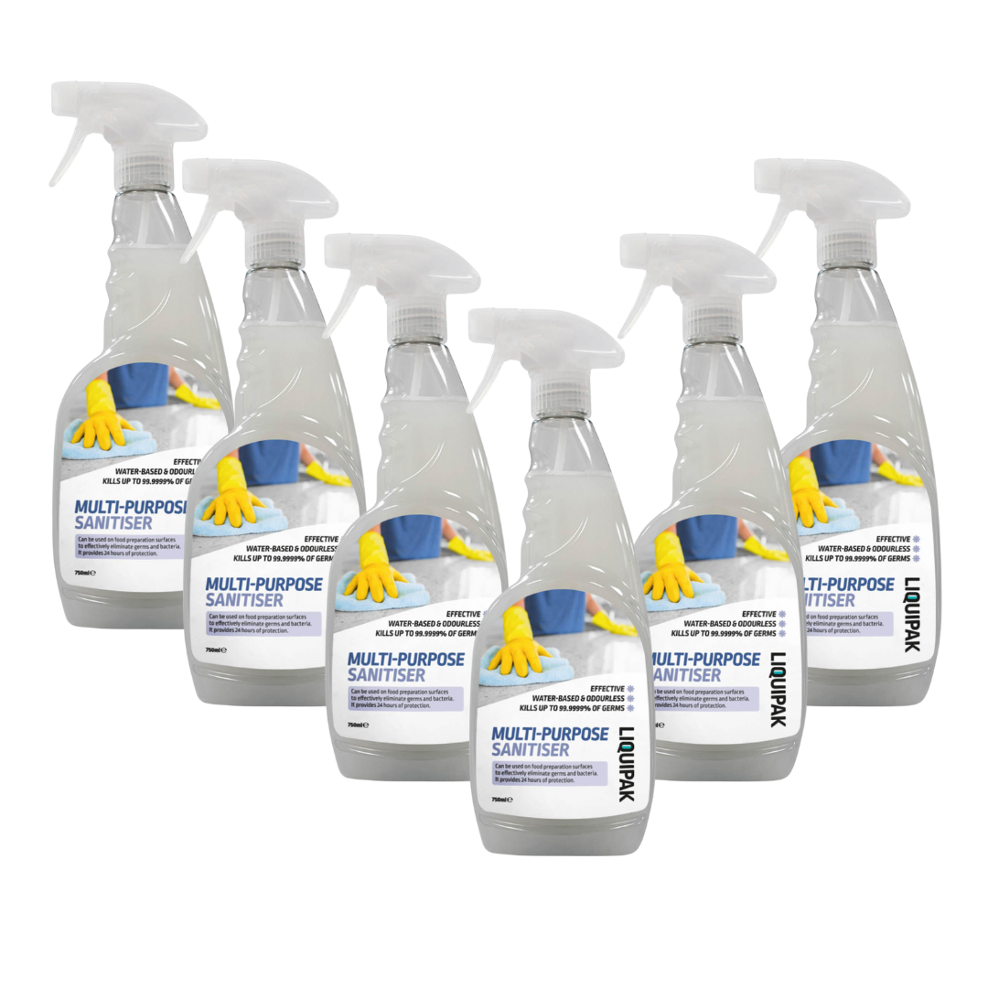 Multi-Purpose Sanitiser 6x750ml | Liquipak