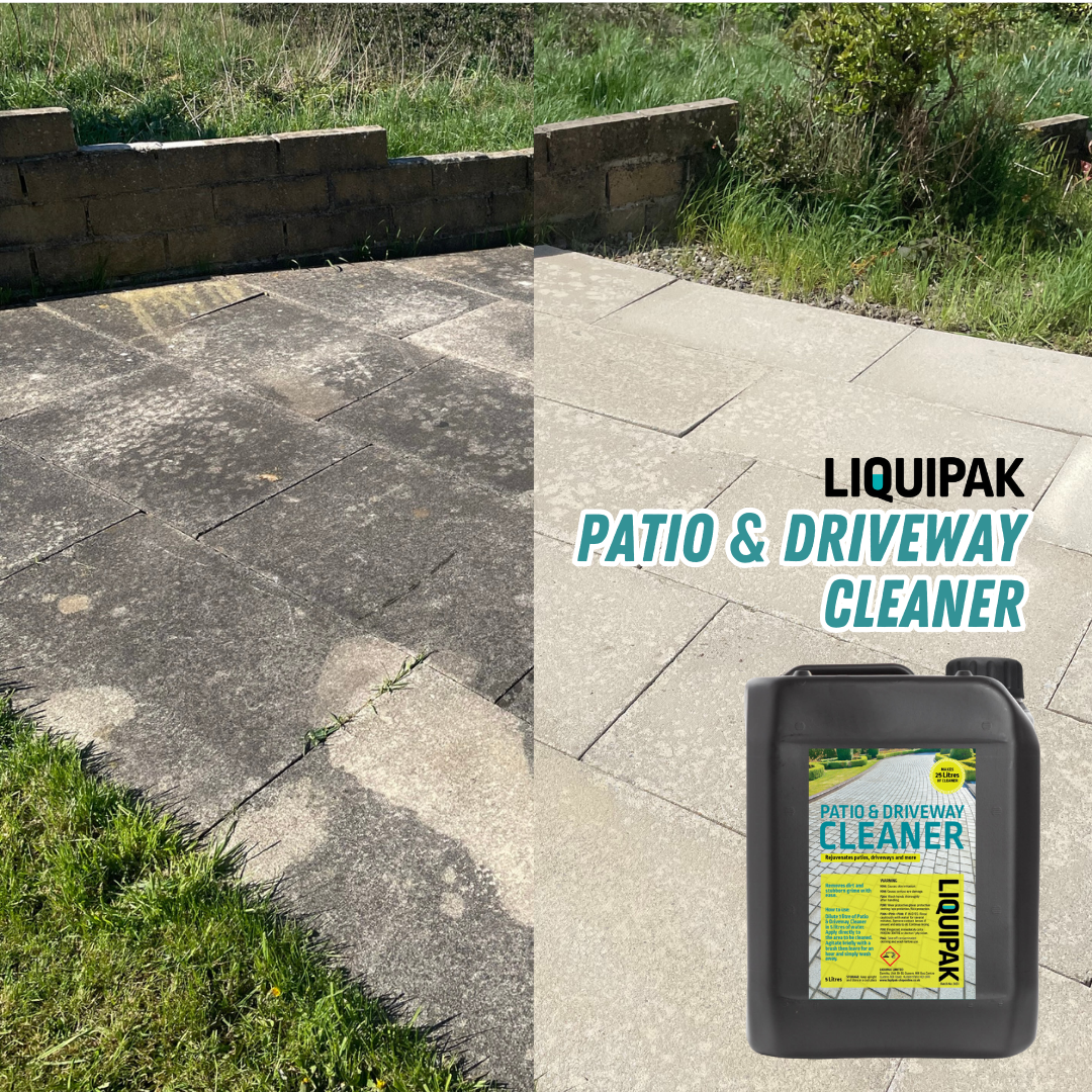 patio & driveway cleaner before and after