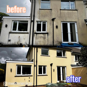 Sodium Hypochlorite 14 - 15% 5L & SoftWash Surfactant 5L Before & After Customer Job | Liquipak