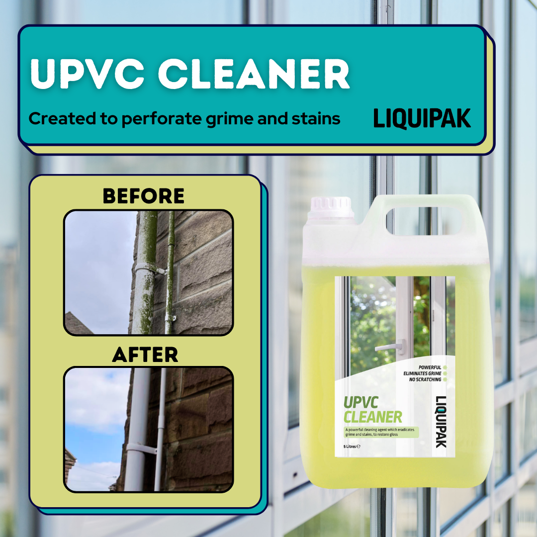Liquipak - UPVC UPVC Doors Windows Solvent Cleaner Before and After