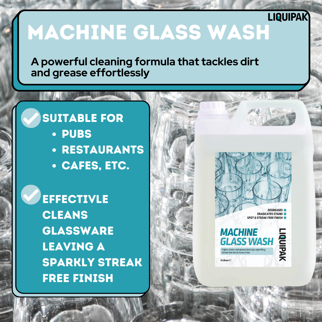 Liquipak - Machine Glass Wash Info