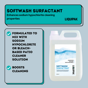Sodium Hypochlorite 14 - 15% 5L & SoftWash Surfactant 5L