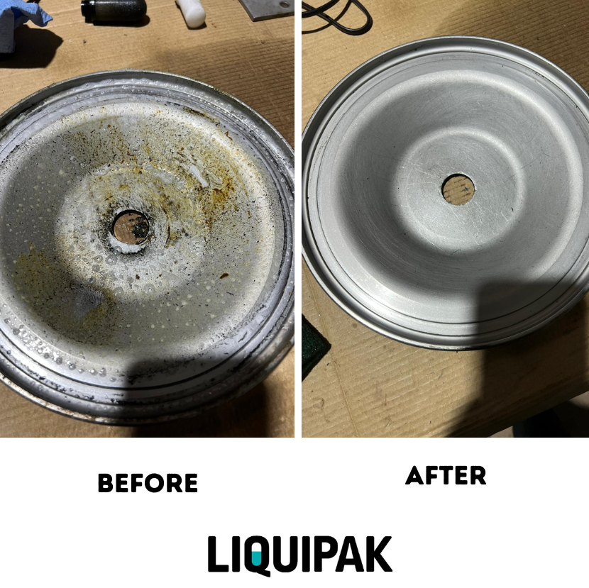 Liquipak Heavy Duty Degreaser - Before&After