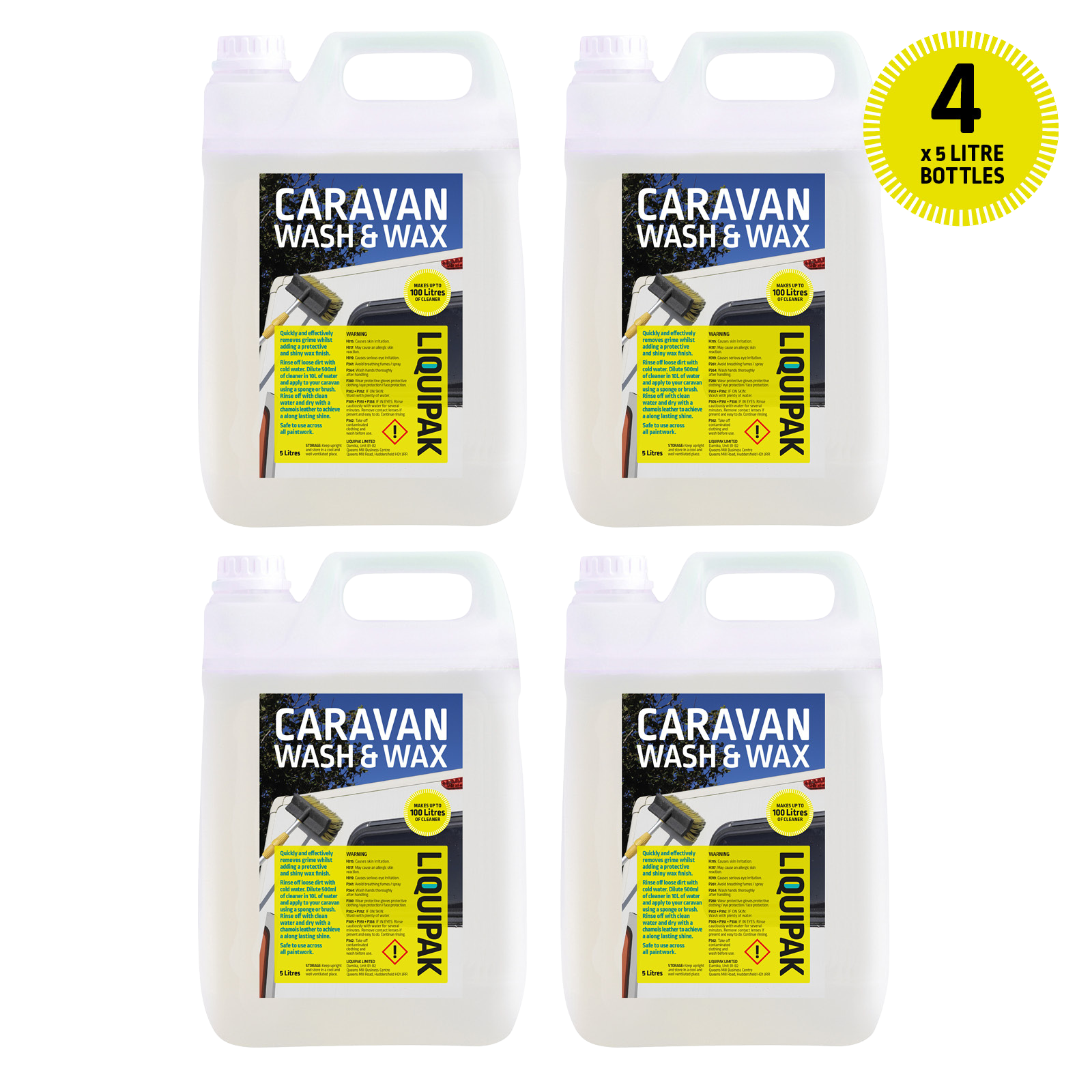 Liquipak Caravan Wash & Wax 4x5L