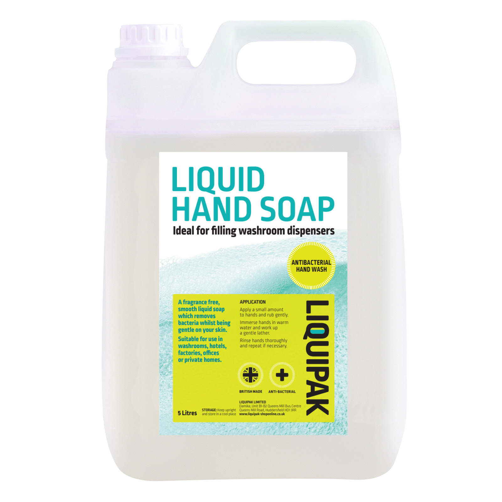 Liquipak Liquid Hand Soap 1 20 Litres