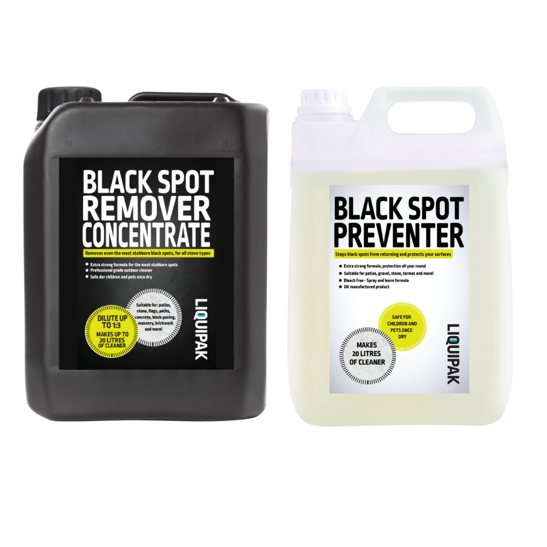 Liquipak Black Spot Remover & Preventer Patio Cleaners 2x5L