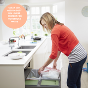 Household Use| Liquipak Medium Duty Clear Refuse Sacks