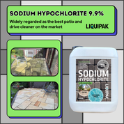 Sodium Hypochlorite 9.9% Concentration | Patio Cleaner