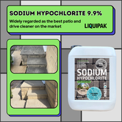 Sodium Hypochlorite 9.9% Concentration | Patio Cleaner