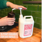 5L Vanilla & Rose Hand Soap Liquid – Vegan Hand Wash Refill for Dispenser Liquipak