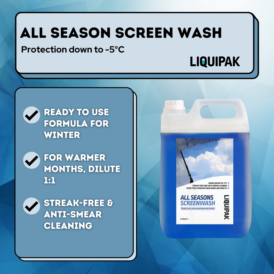 Liquipak | All Seasons Screenwash 5L Product Information