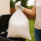 Liquipak Heavy-Duty Household Clear Refuse Sacks – 100L, Pack of 40 Large Recycling Bags