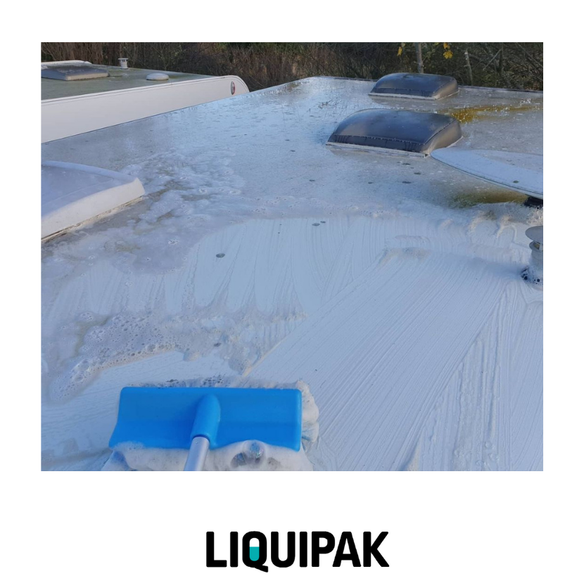 Liquipak - Caravan Cleaner Before and After