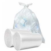 Liquipak Heavy-Duty Household Clear Refuse Sacks – 100L Large Recycling Bags