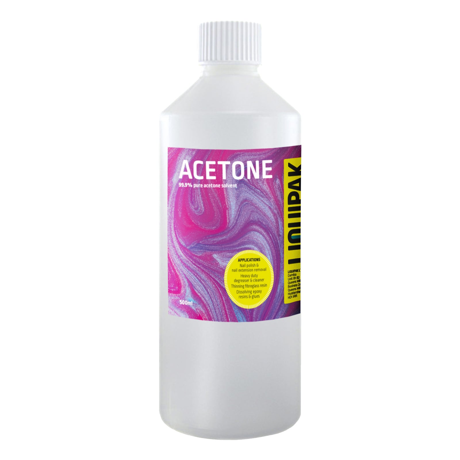 Liquipak - Acetone 99.9% 500ml | Nail Polish Remover