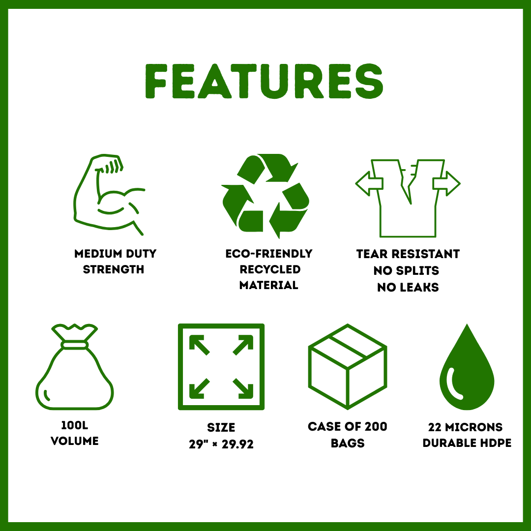 Medium duty refuse sacks features Liquipak