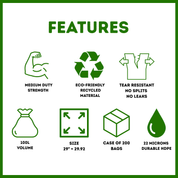 Medium duty refuse sacks features Liquipak