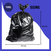 Heavy duty refuse sacks sizing Liquipak