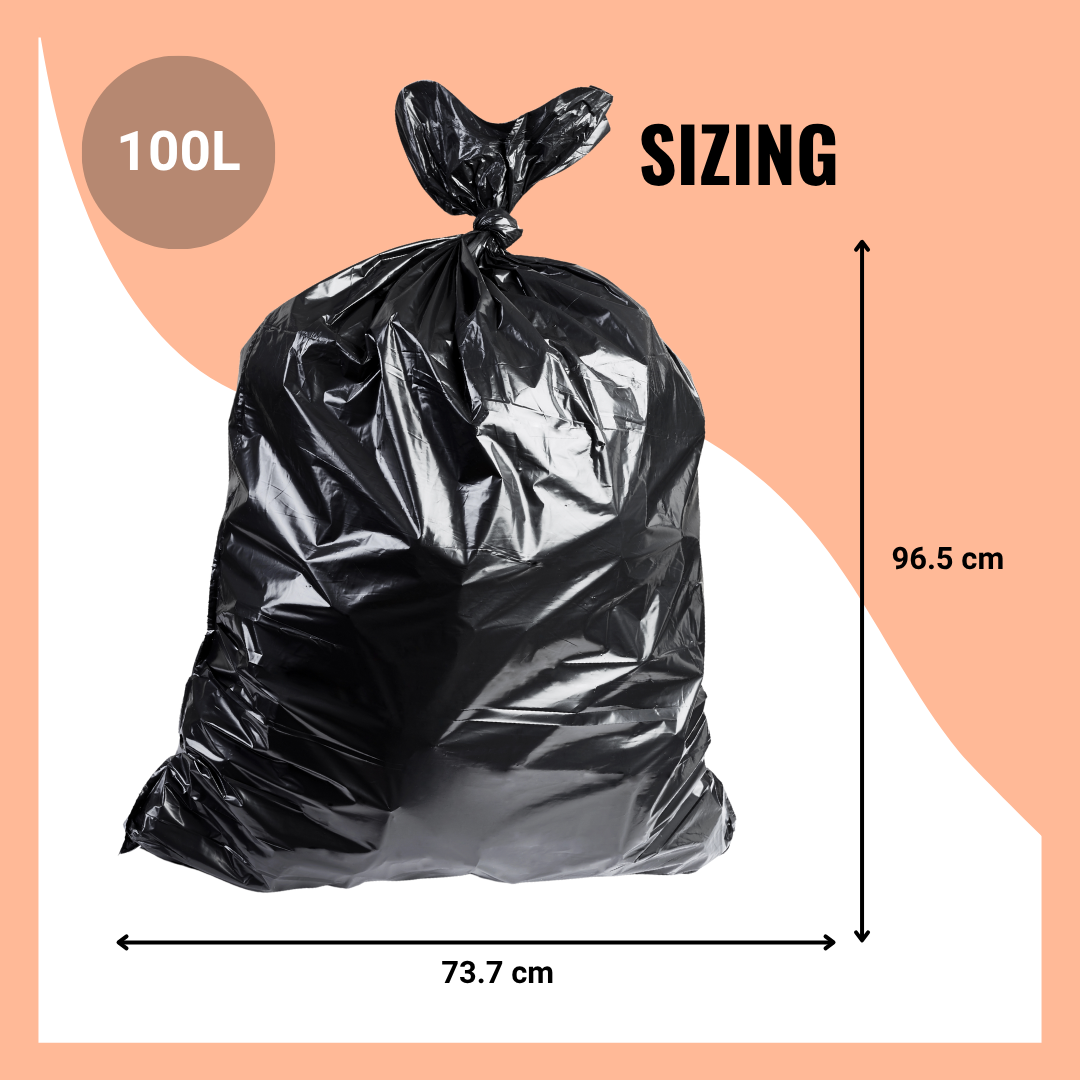 Extra Heavy duty refuse sacks sizing Liquipak