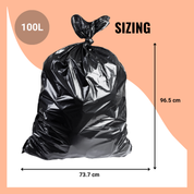 Extra Heavy duty refuse sacks sizing Liquipak