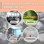 Extra Heavy duty refuse sack Where to use Liquipak 