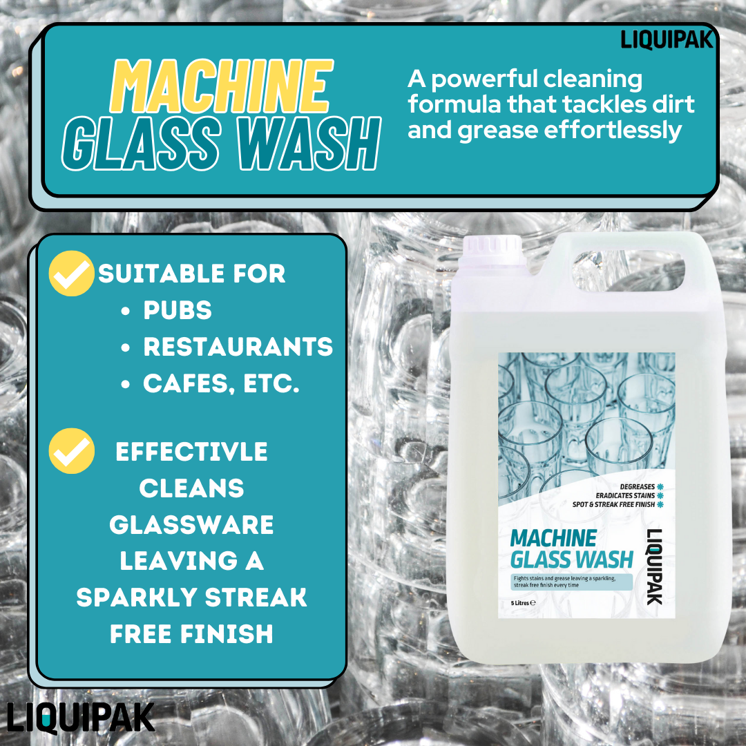 Machine Glass Wash Information 