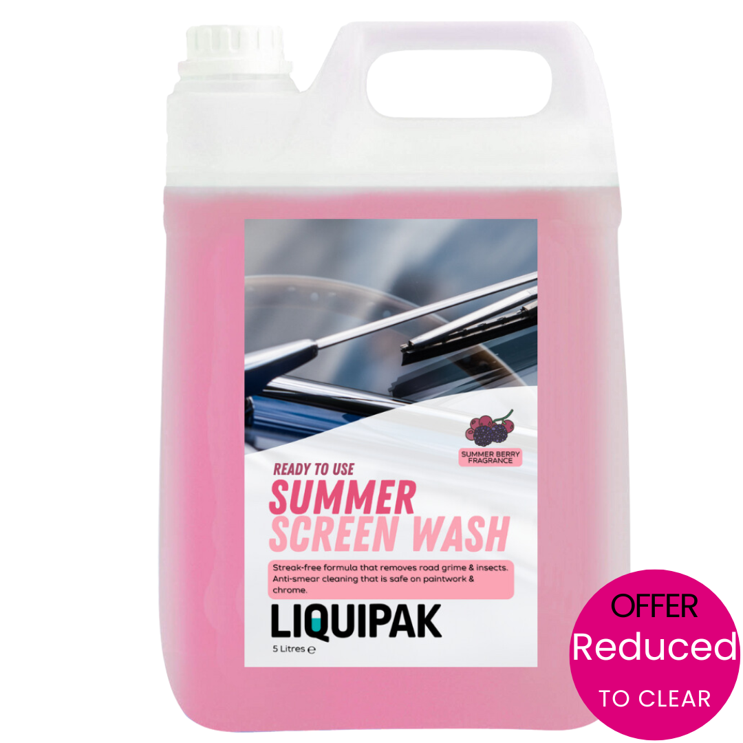 Liquipak Summer Screen Wash 5L| Reduced to Clear