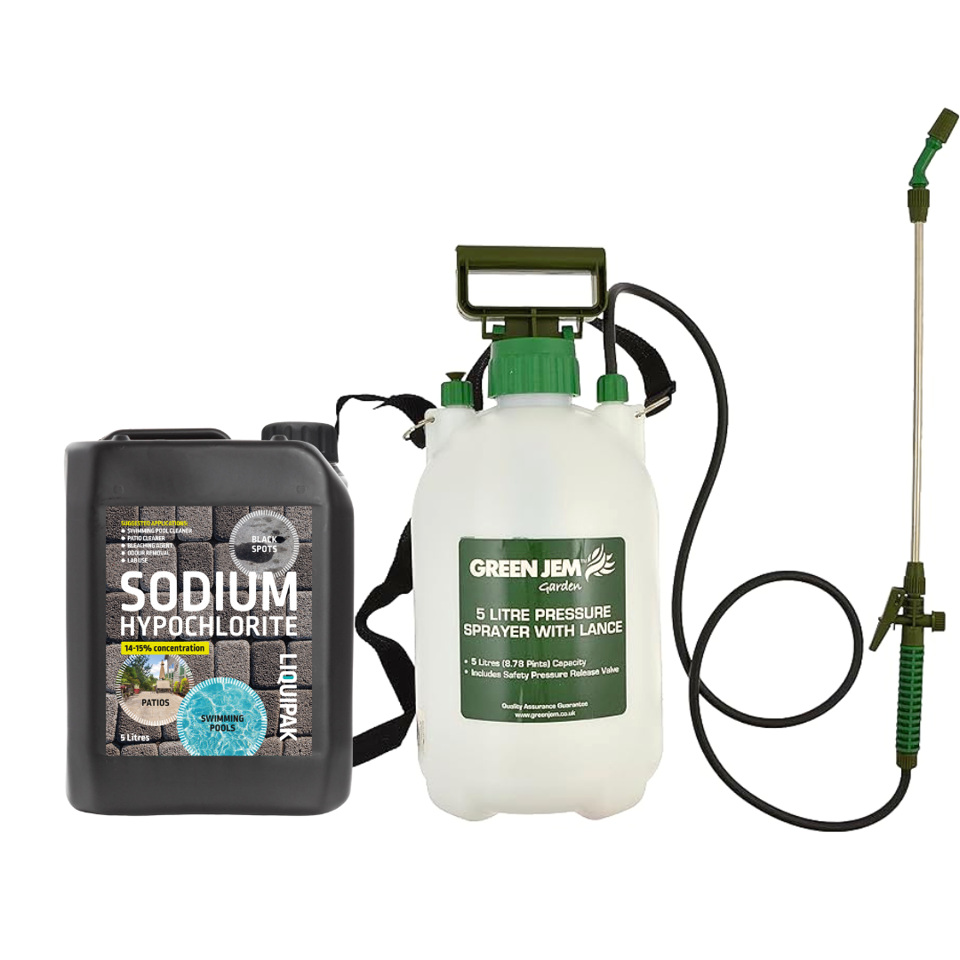 Sodium Hypochlorite 14-15% | Patio Cleaner 5-20 Litres – Liquipak