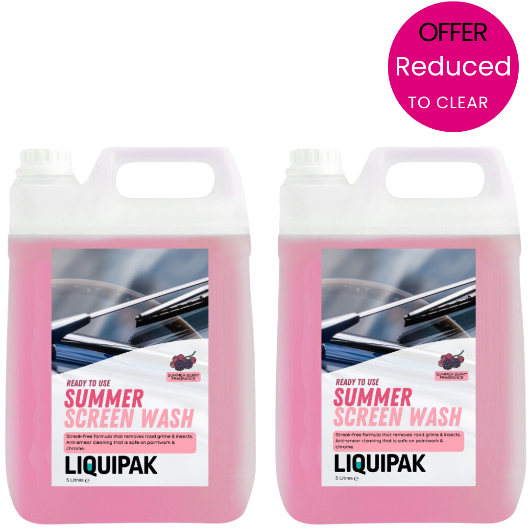 Liquipak Summer Screen Wash 10L | Reduced to Clear