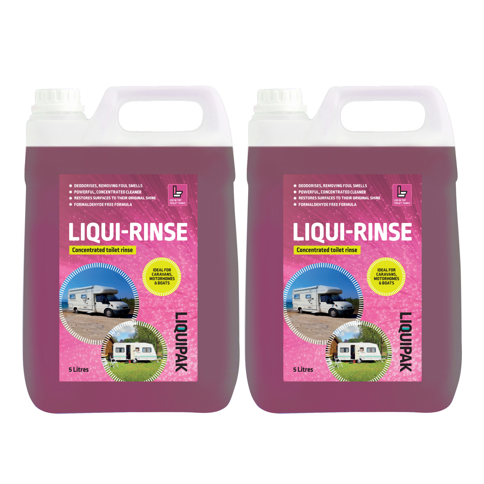 Liquipak - Liqui-Rinse Caravan Toilet Cleaner 10 Litres