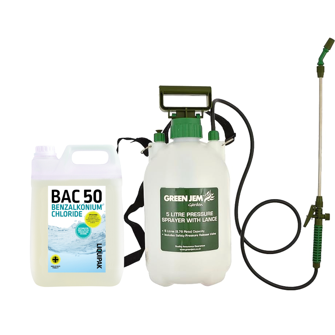 Liquipak - pressure sprayer and bac 50 bundle