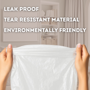 Liquipak Heavy-Duty Household Clear Refuse Sacks – 100L, Pack of 40 Large Recycling Bags