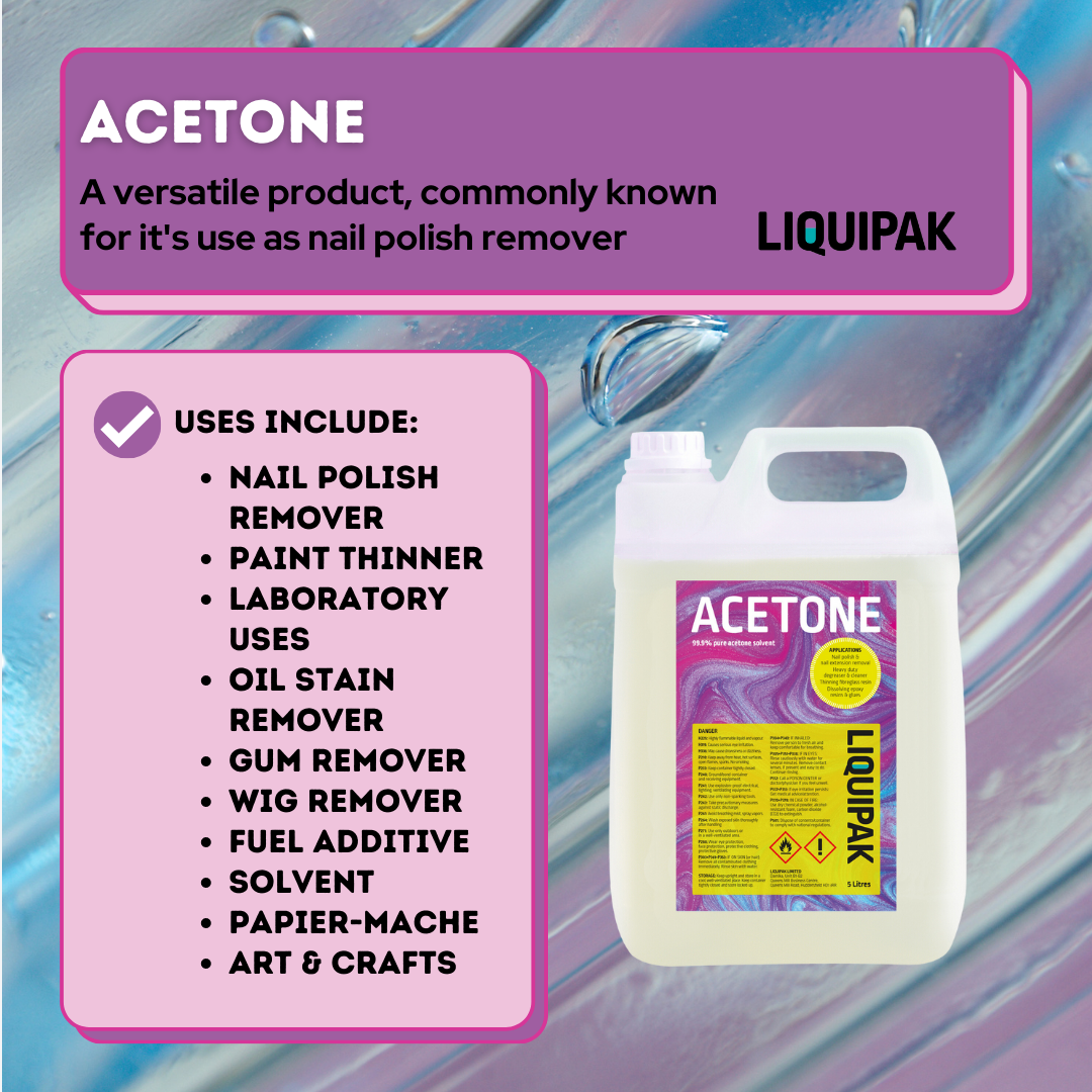 Acetone | Nail Polish Remover 99.9%