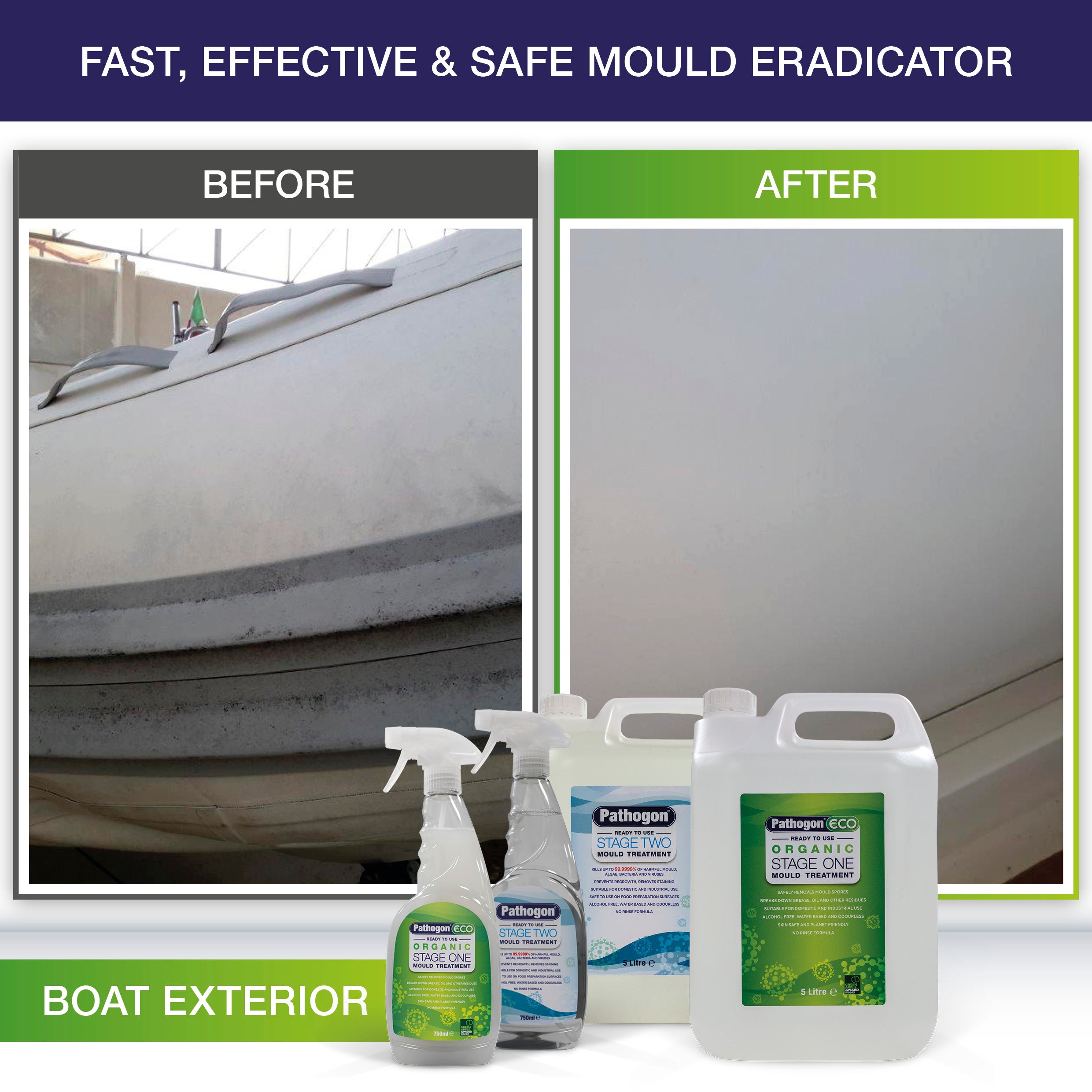 Liquipak- Pathogen Organic Mould Treatment Stage One & Two Before and After