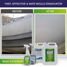Befor and After Pathogon Mould Remover