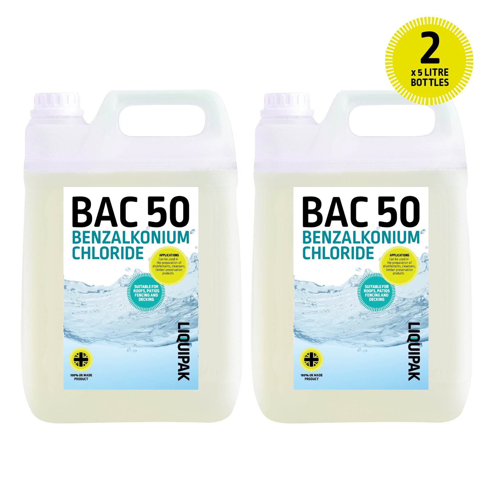 Liquipak - Benzalkonium Chloride | Bac 50 10 Litres