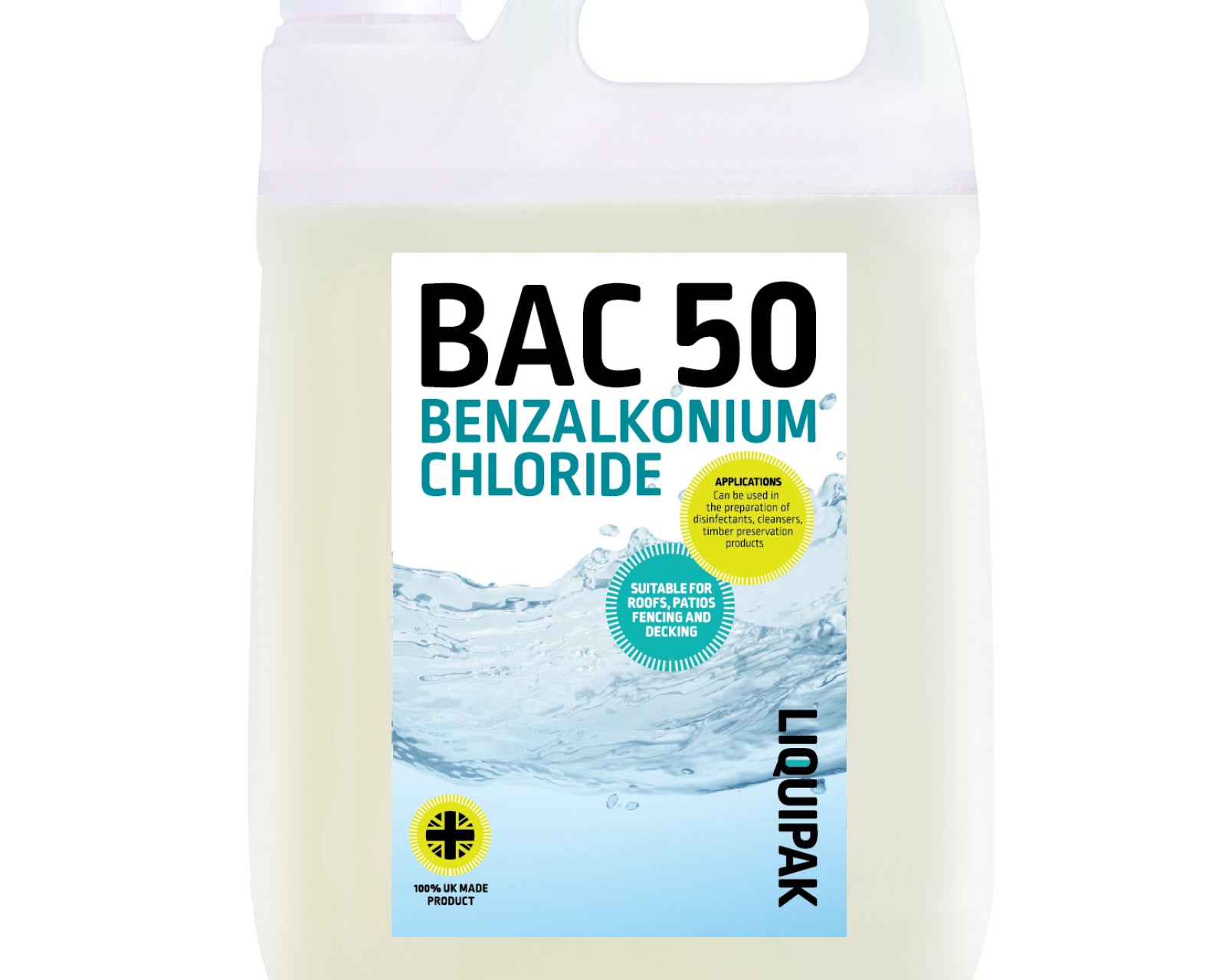 Liquipak - Benzalkonium Chloride | Bac 50 5 Litres