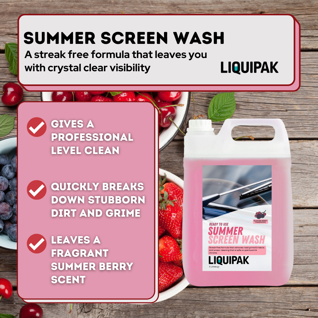 Liquipak Summer Screen Wash | 5-20 Litres